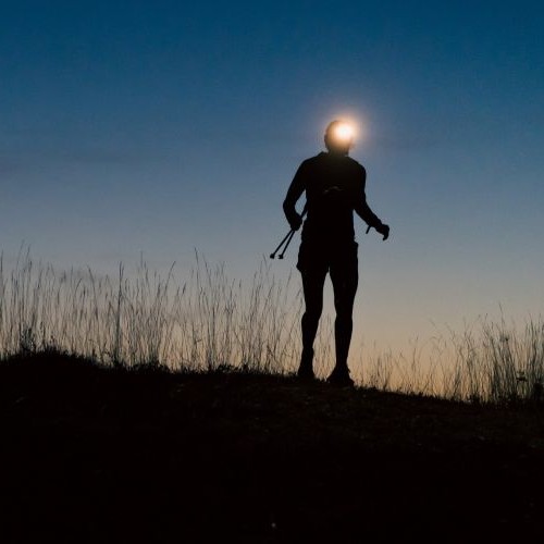 Coureur lampe frontale trail performante